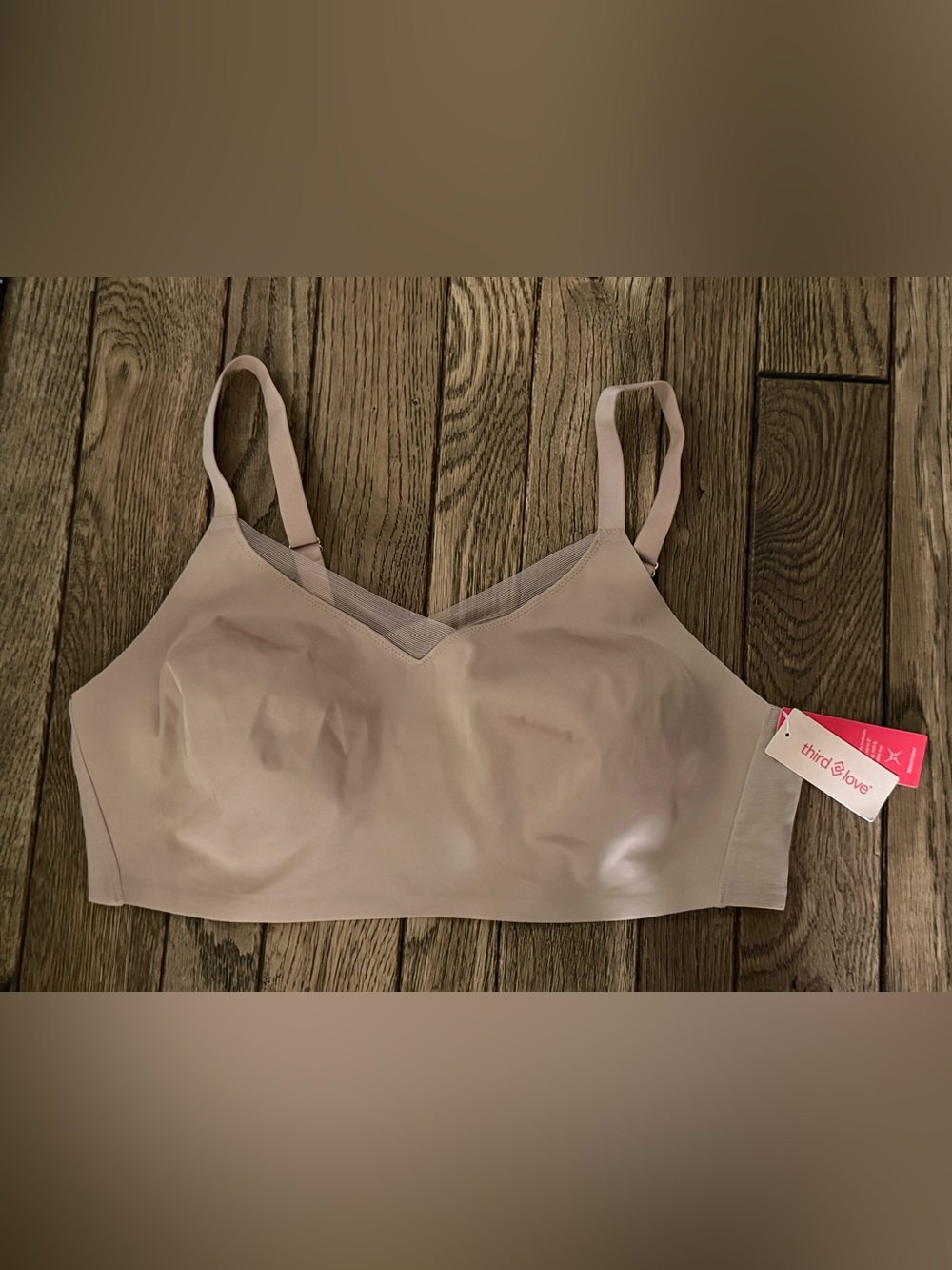 ThirdLove Minimizer Bra 38E Taupe NWT Convertible